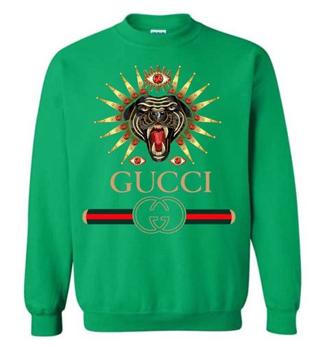 gucci tiger sweatshirt|green Gucci tiger sweatshirt.